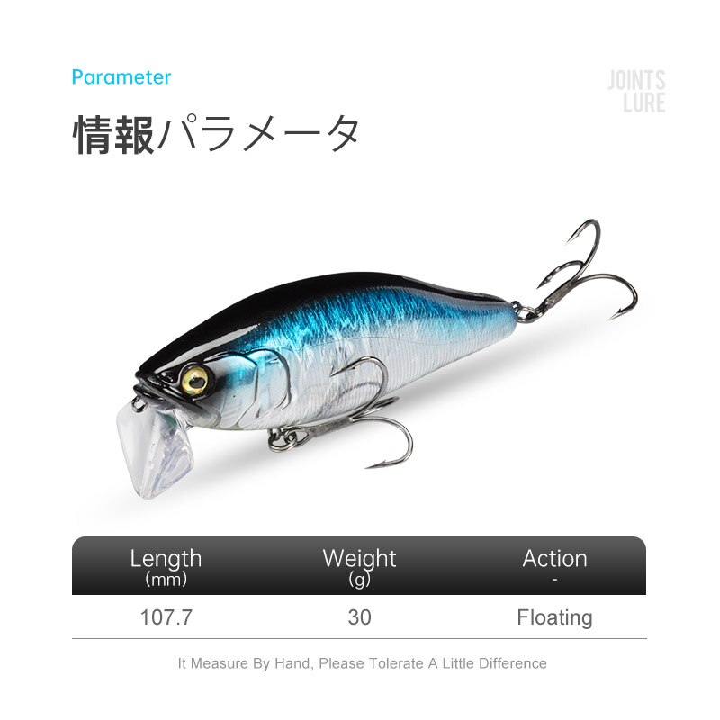 I-JACK Minnow Esche da pesca 1 - Fishing Lure Spinnerbait recensione e prezzo