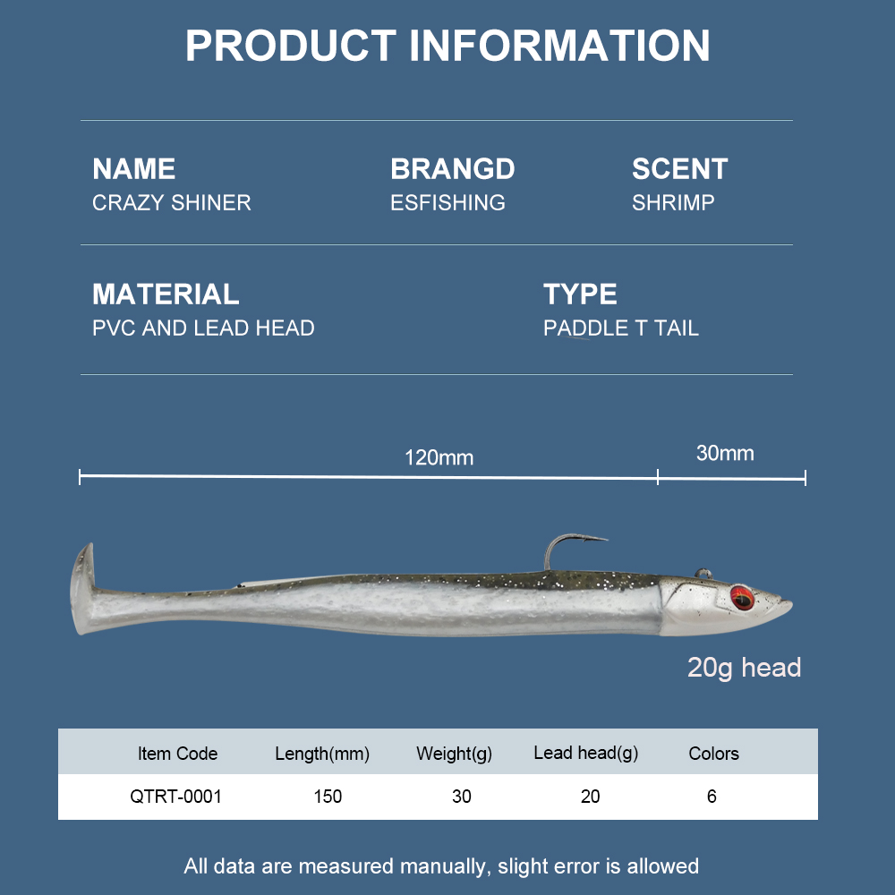 ESFISHING Esche Morbide da Pes - Fishing Lure Soft Plastic recensione e prezzo